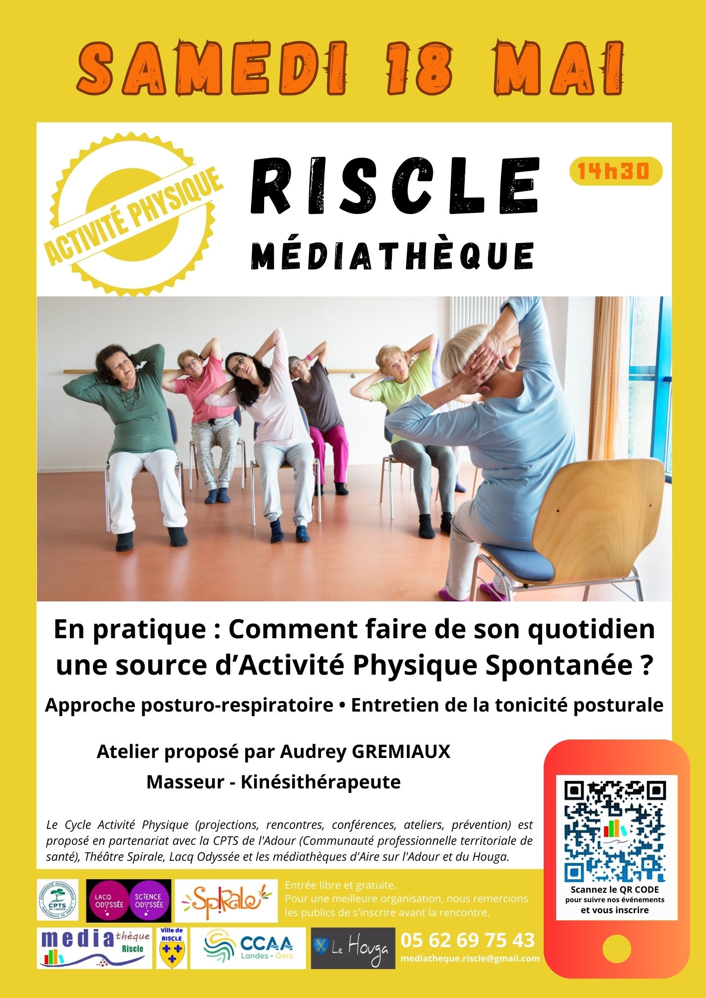 Cycle activité physique : samedi à Riscle