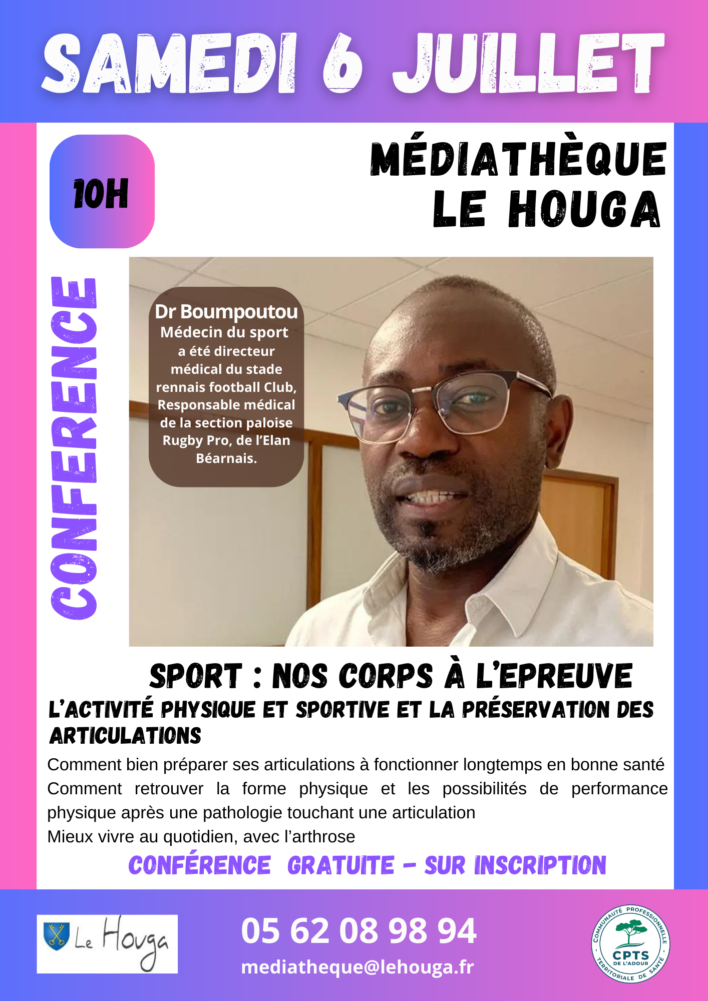 Conférence “Nos corps à l’épreuve”