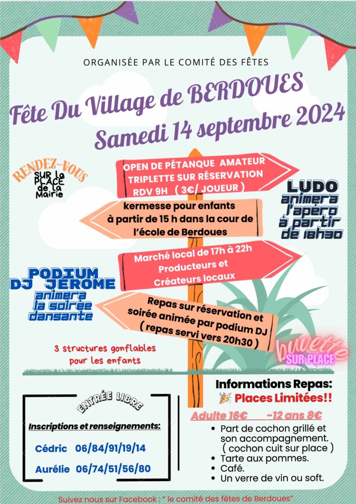 Fête du village de Berdoues