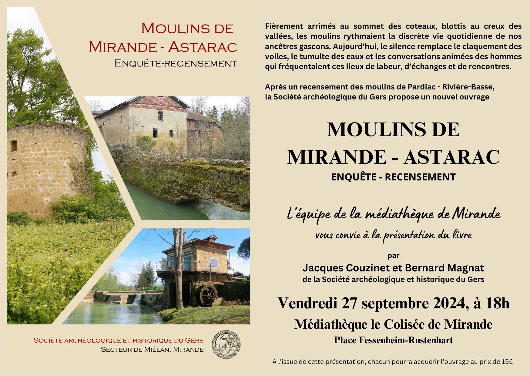 Les Moulins de Mirande et de l’Astarac