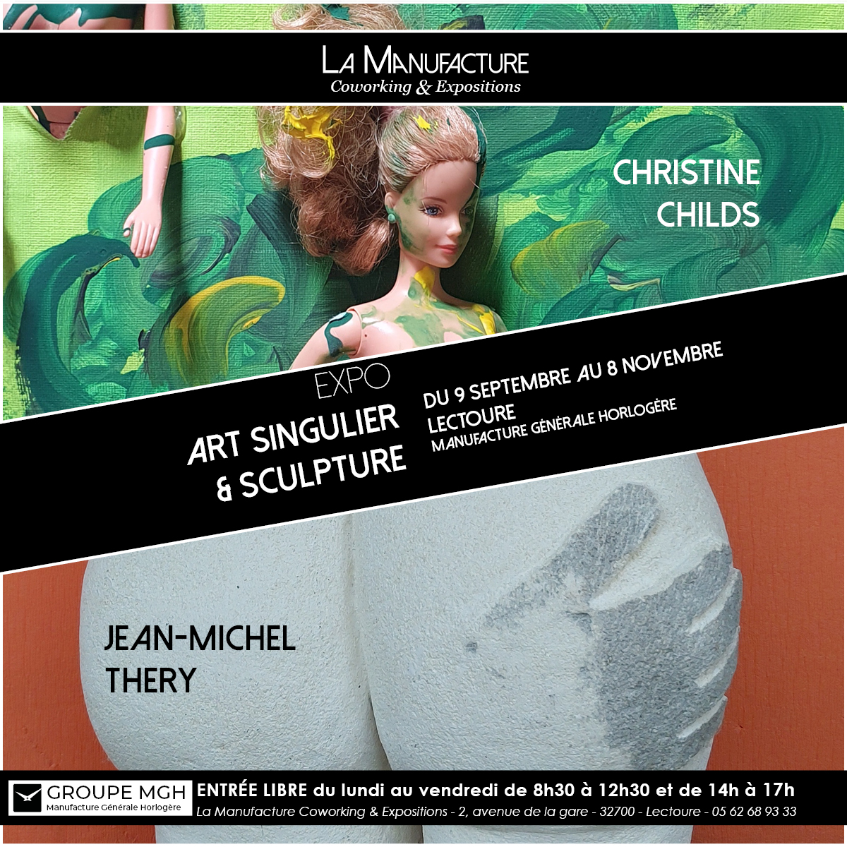 Exposition : Christine Childs & Jean-Michel Thery