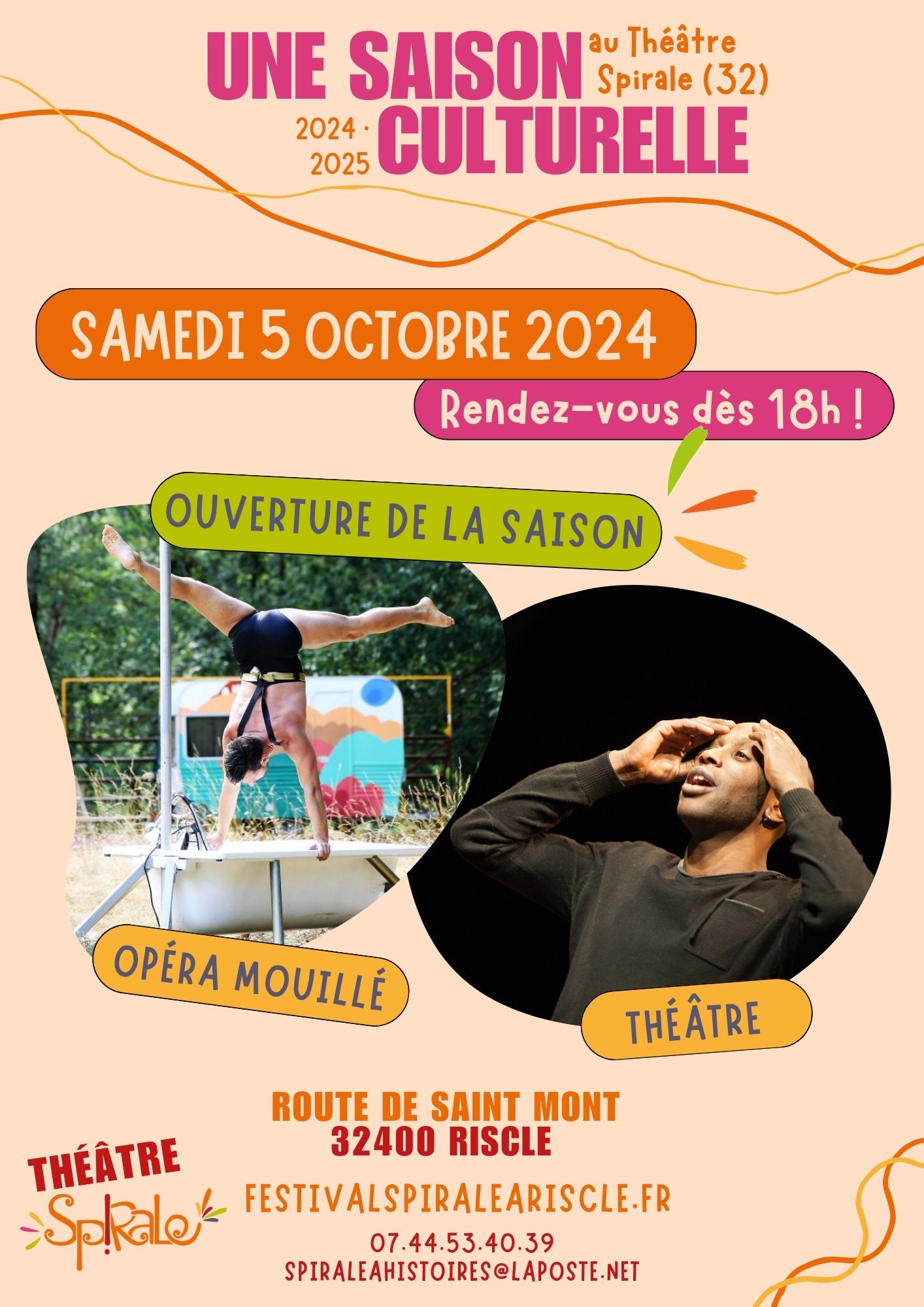 Ouverture de la saison culturelle au Théâtre Spirale (Riscle – 32)