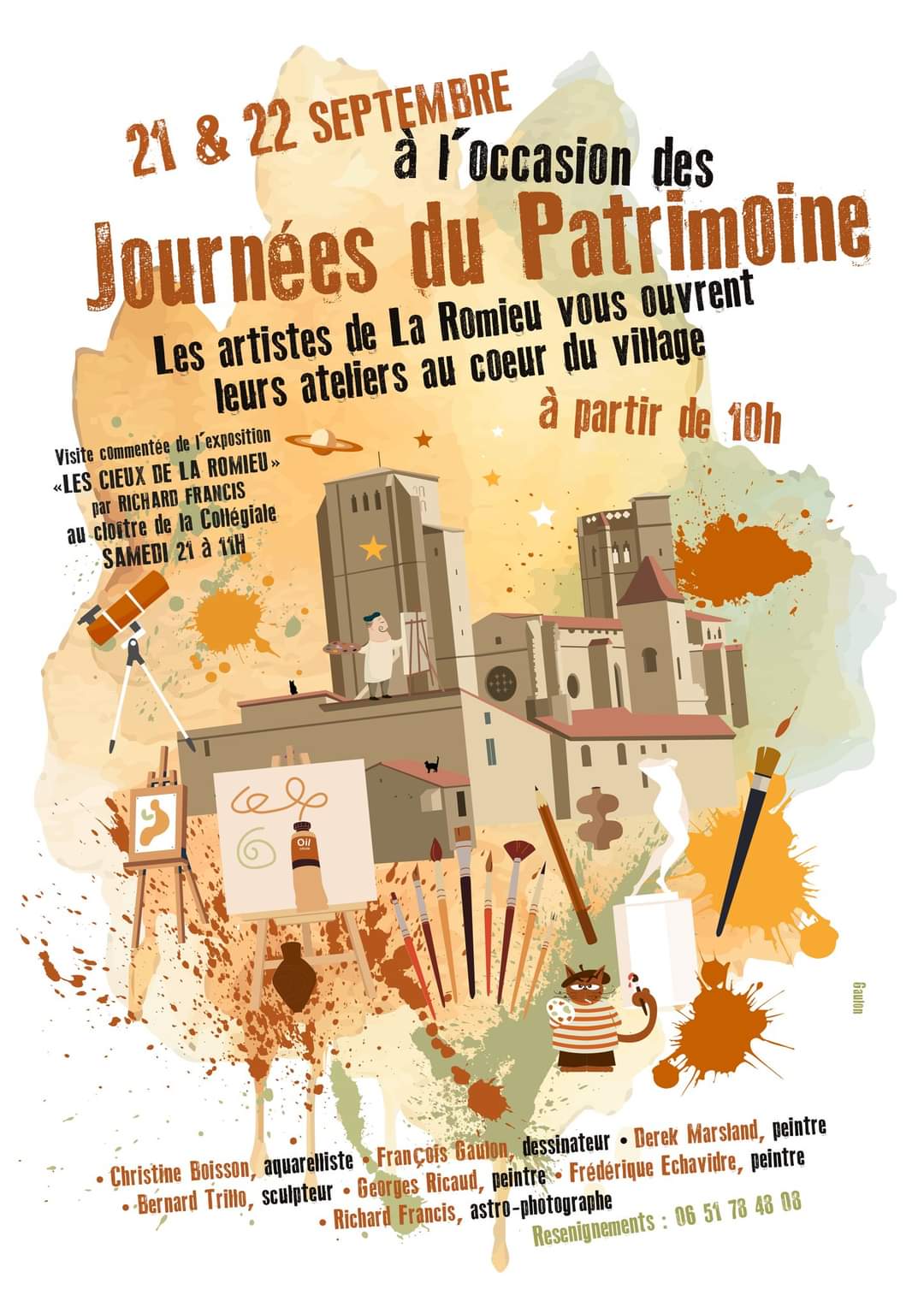 Ateliers d’artistes Journées du Patrimoine