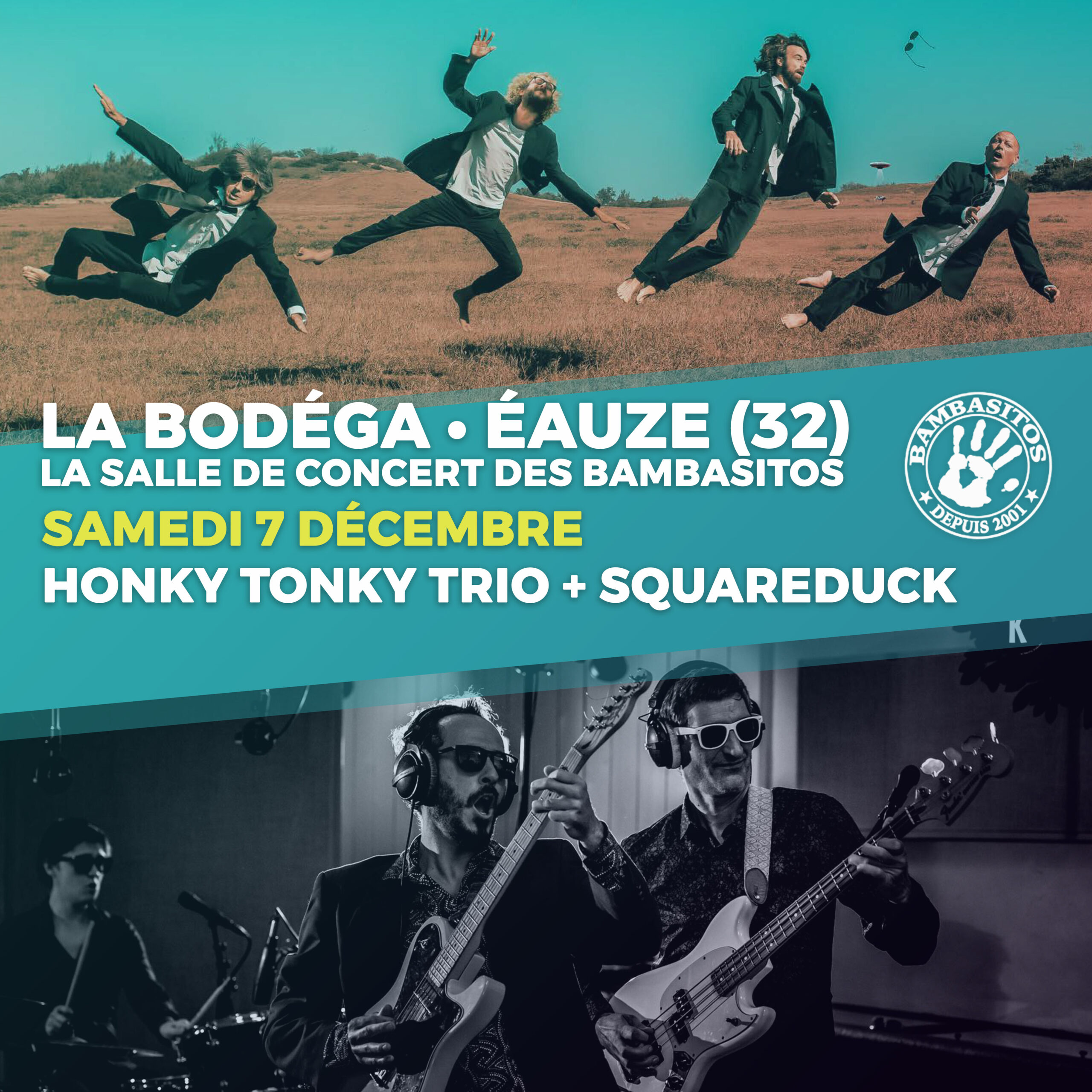 HONKY FUNKY TRIO + SQUAREDUCK // Groove, Funk, Rock