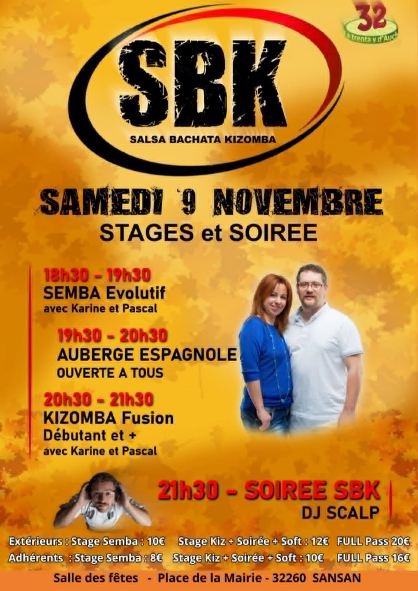 Stages & Soirée SBK