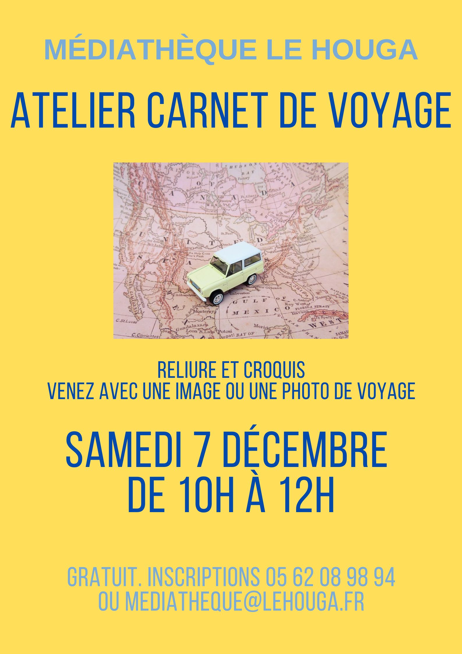 Atelier création de carnets et croquis, autour du carnet de voyage…