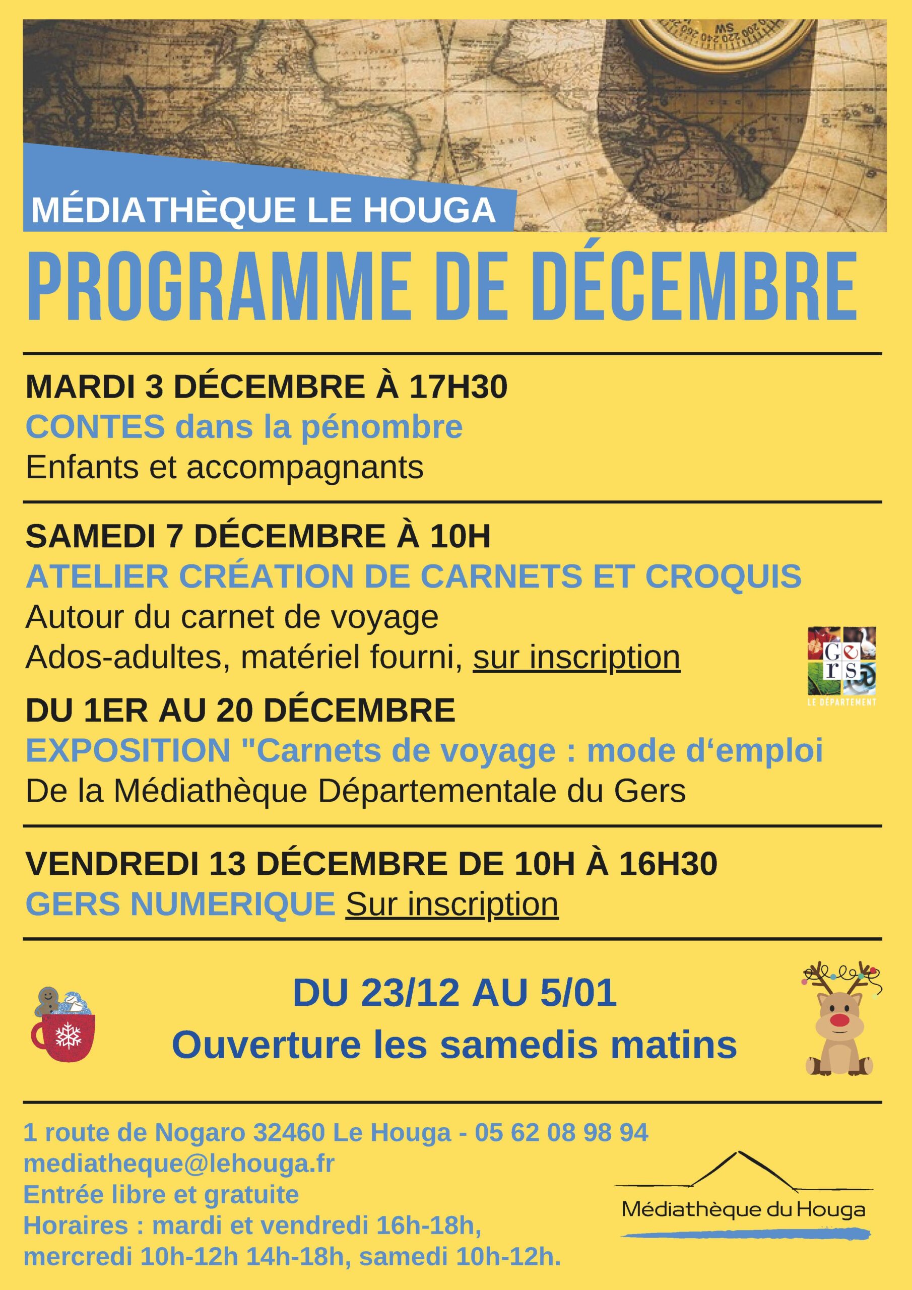 Programme de décembre