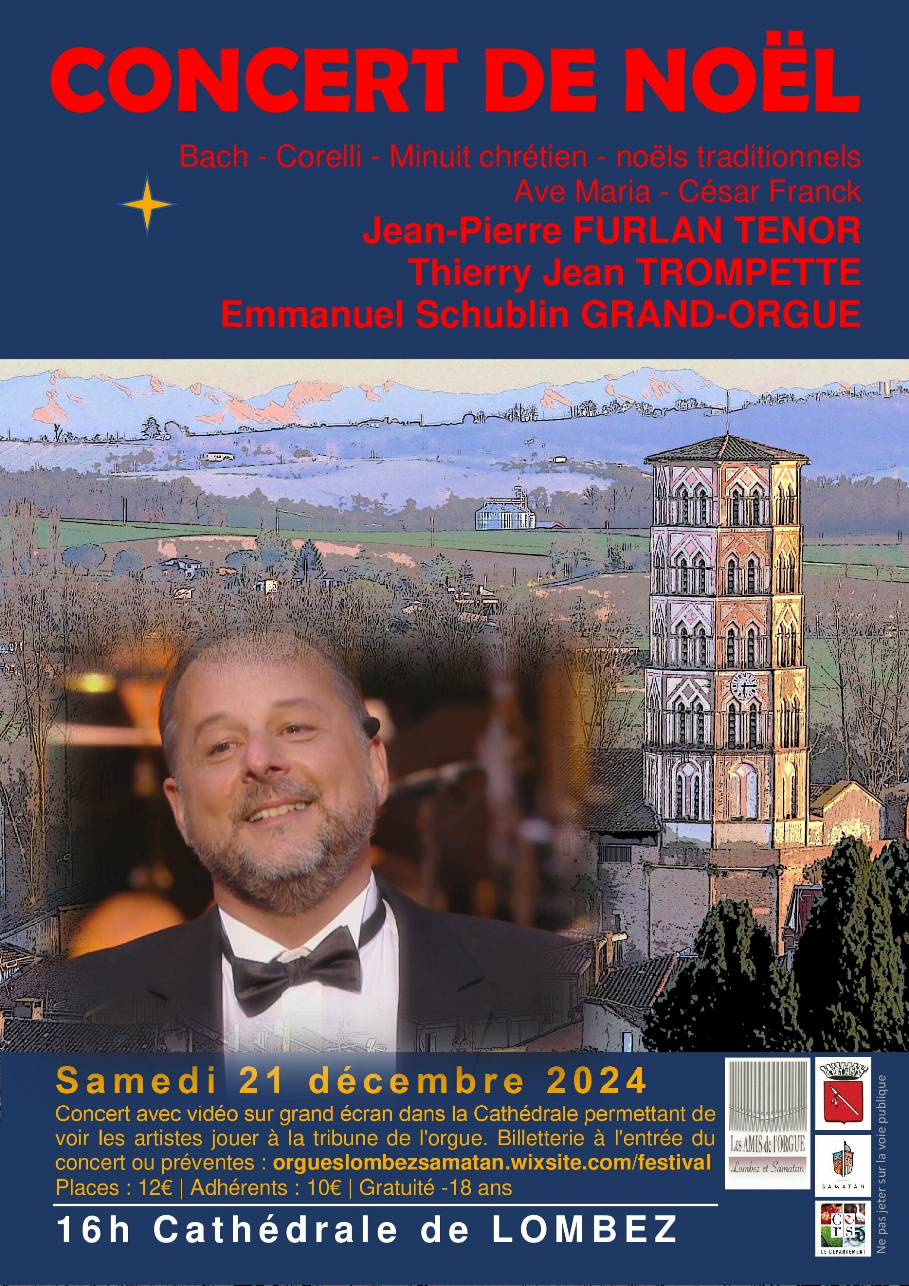 CONCERT DE NOËL – Jean-Pierre FURLAN ténor