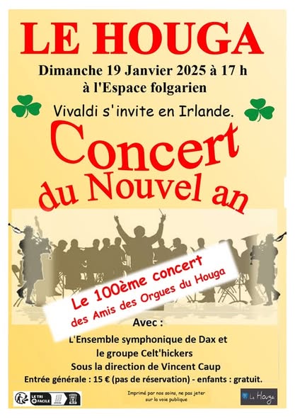 Concert du Nouvel an au Houga