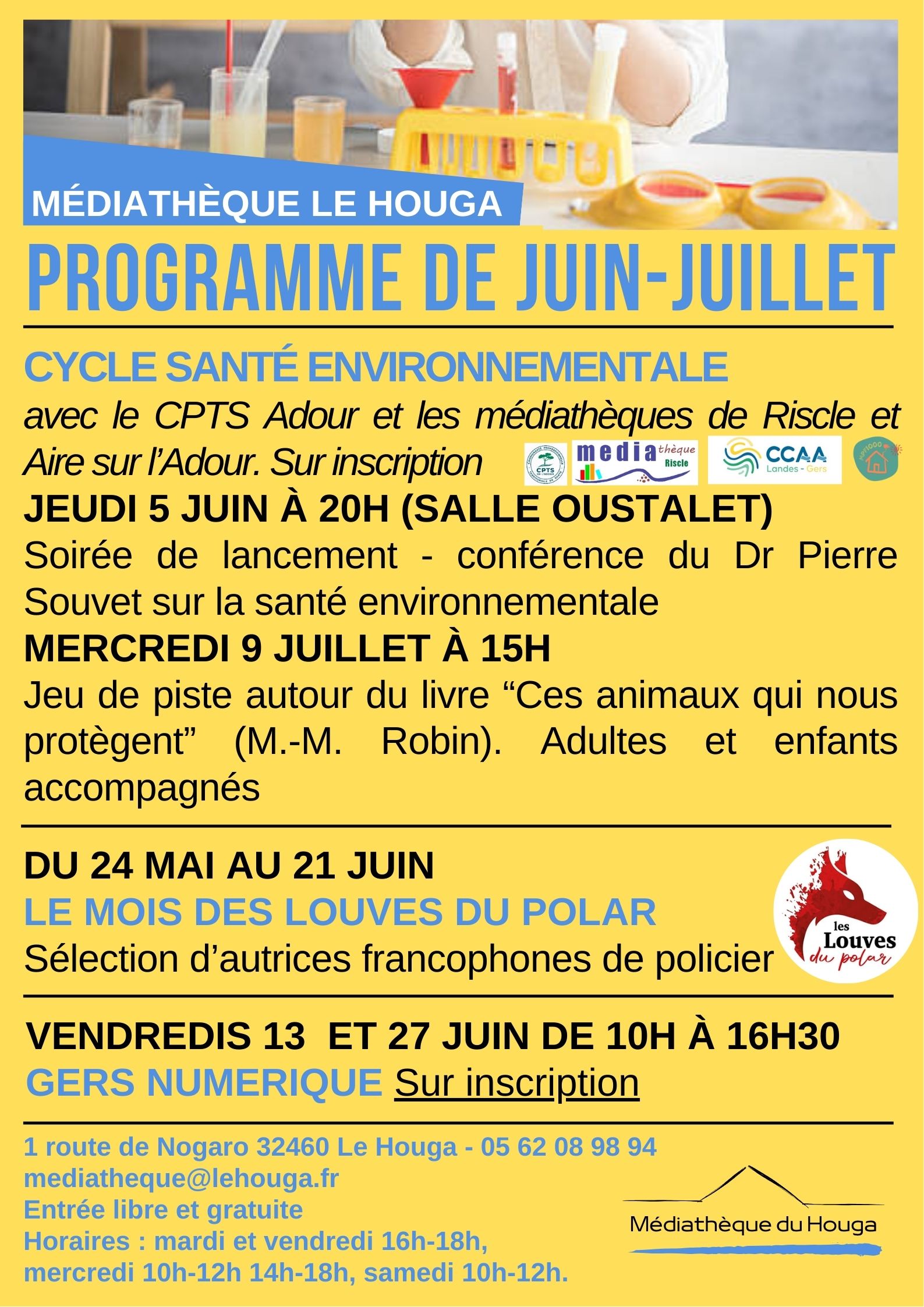 JUIN JUILLET à la Médiathèque