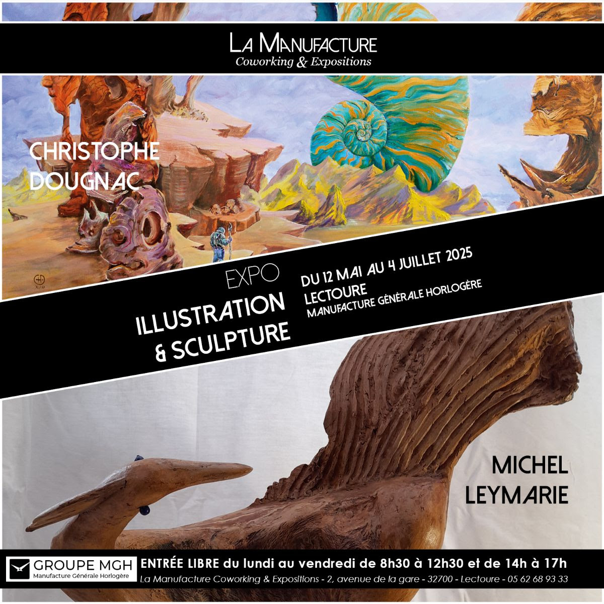 Exposition – Christophe Dougnac et Michel Leymarie