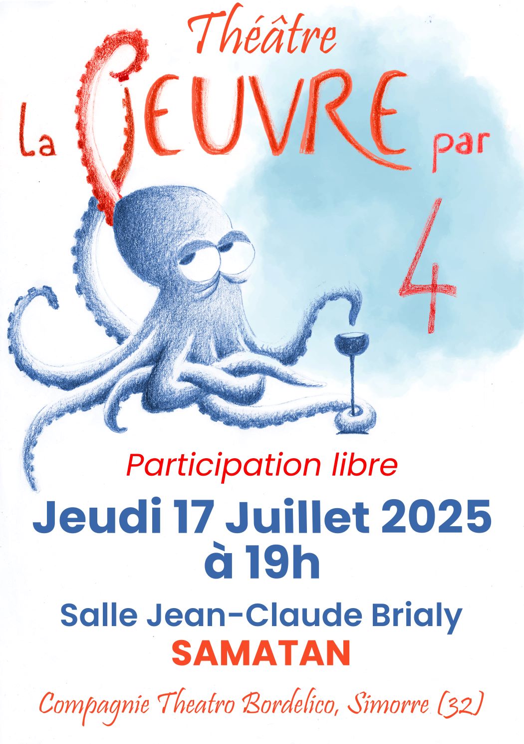 Théâtre – La pieuvre par 4
