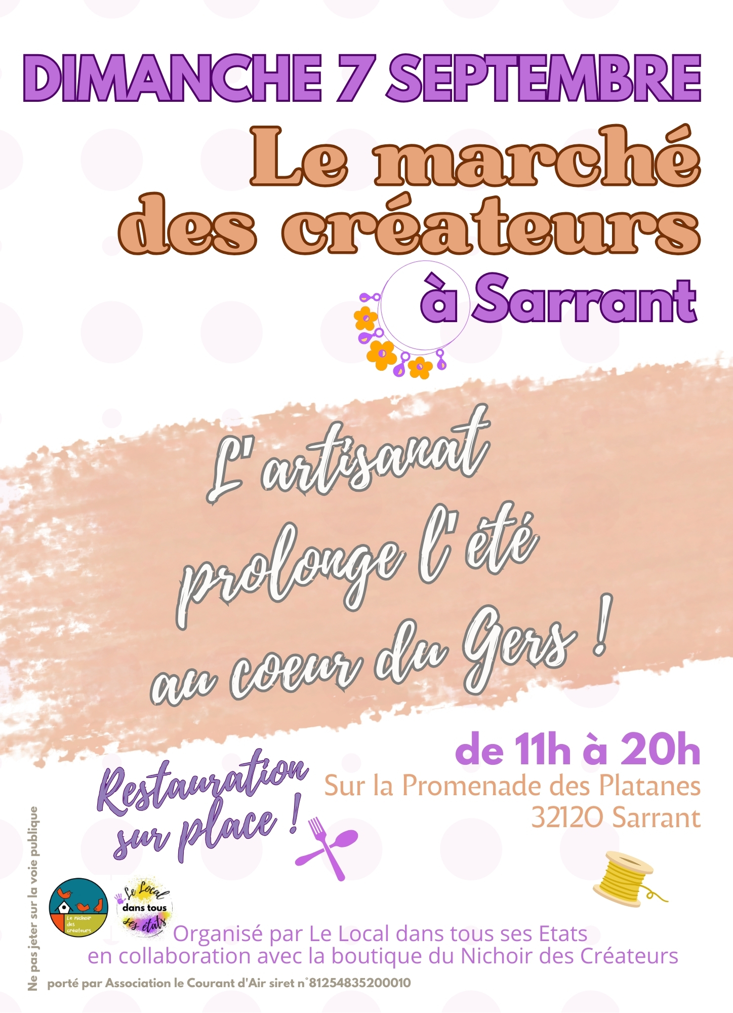 Marché artisanal de Sarrant