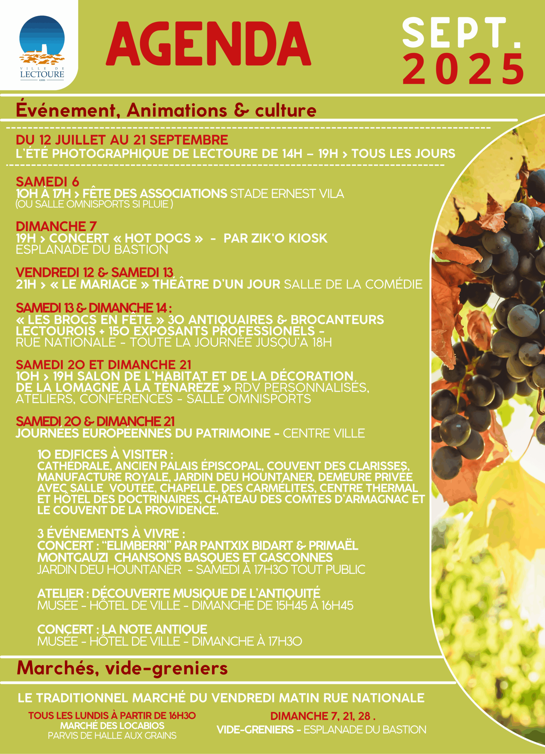 Septembre 2025 à Lectoure