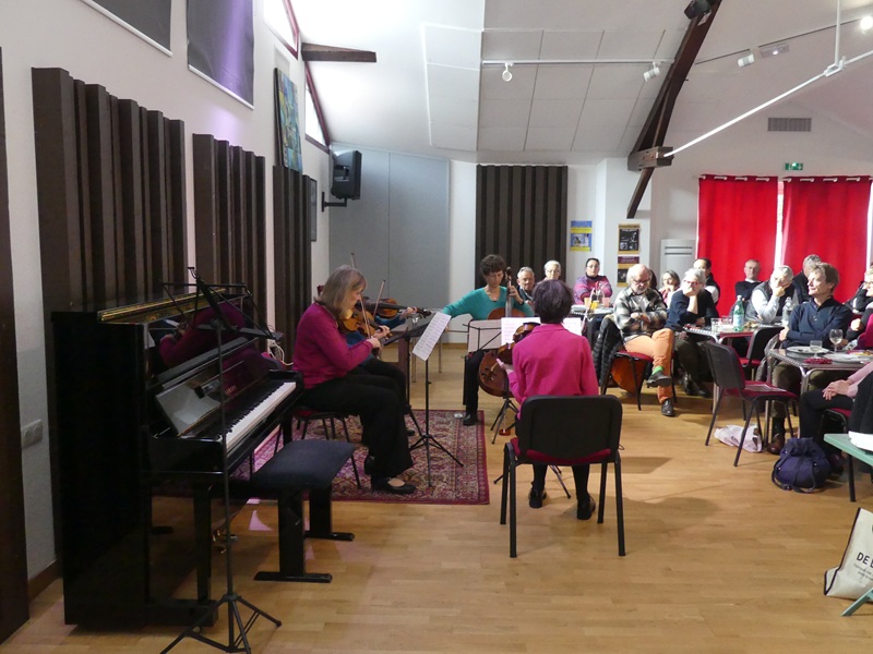 Repas concert des élèves des Master classes