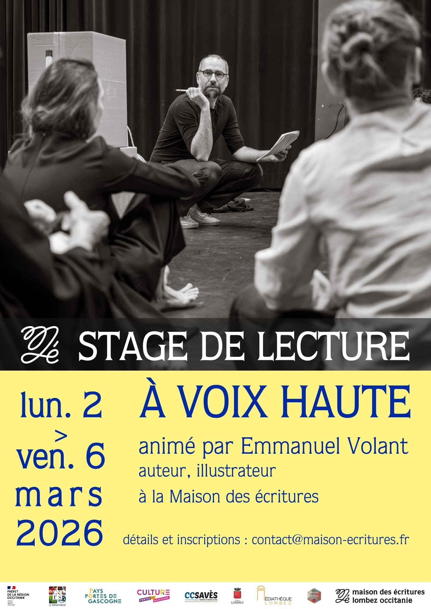Stage de lecture à voix haute