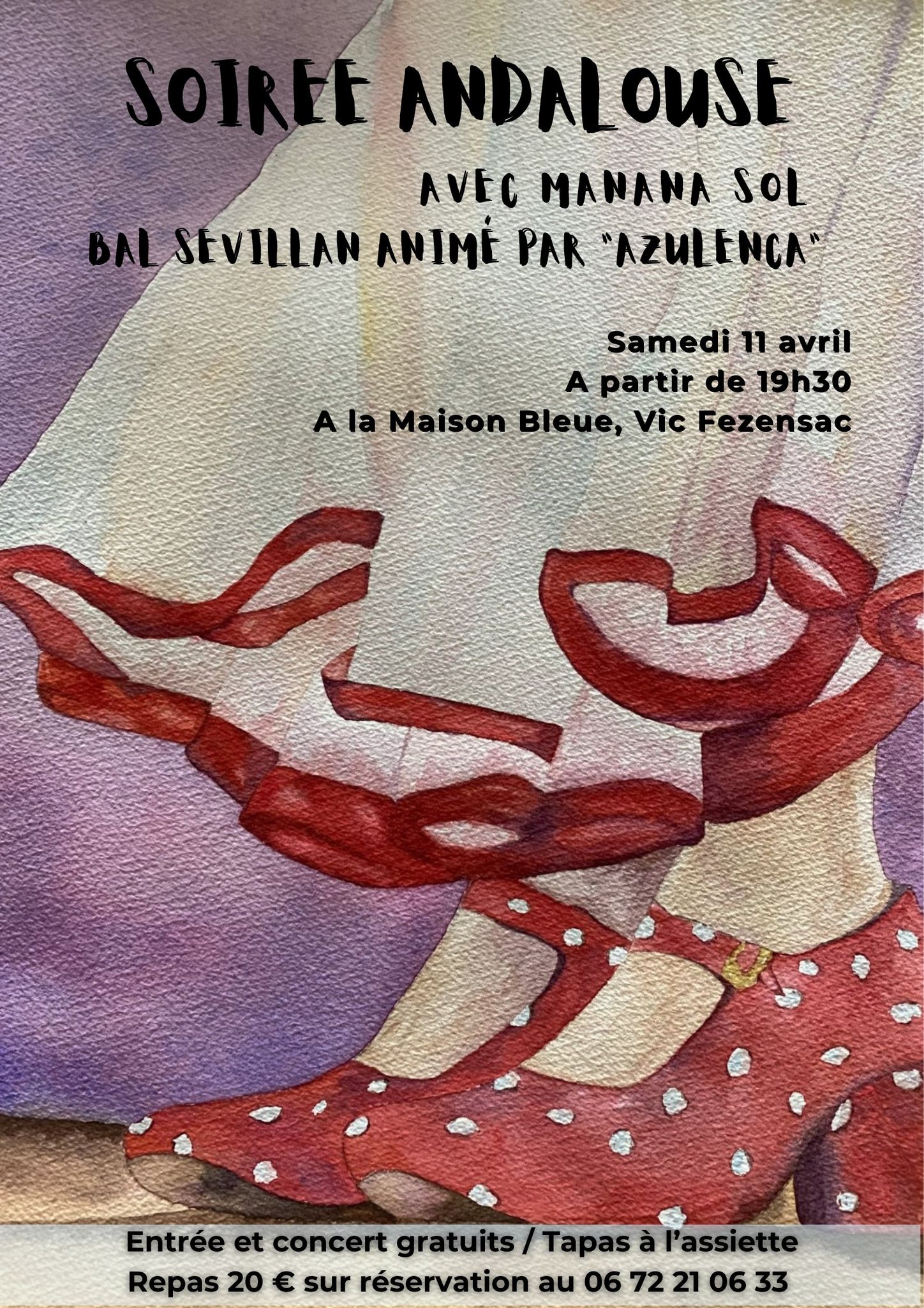 Soirée Andalouse à La Maison Bleue