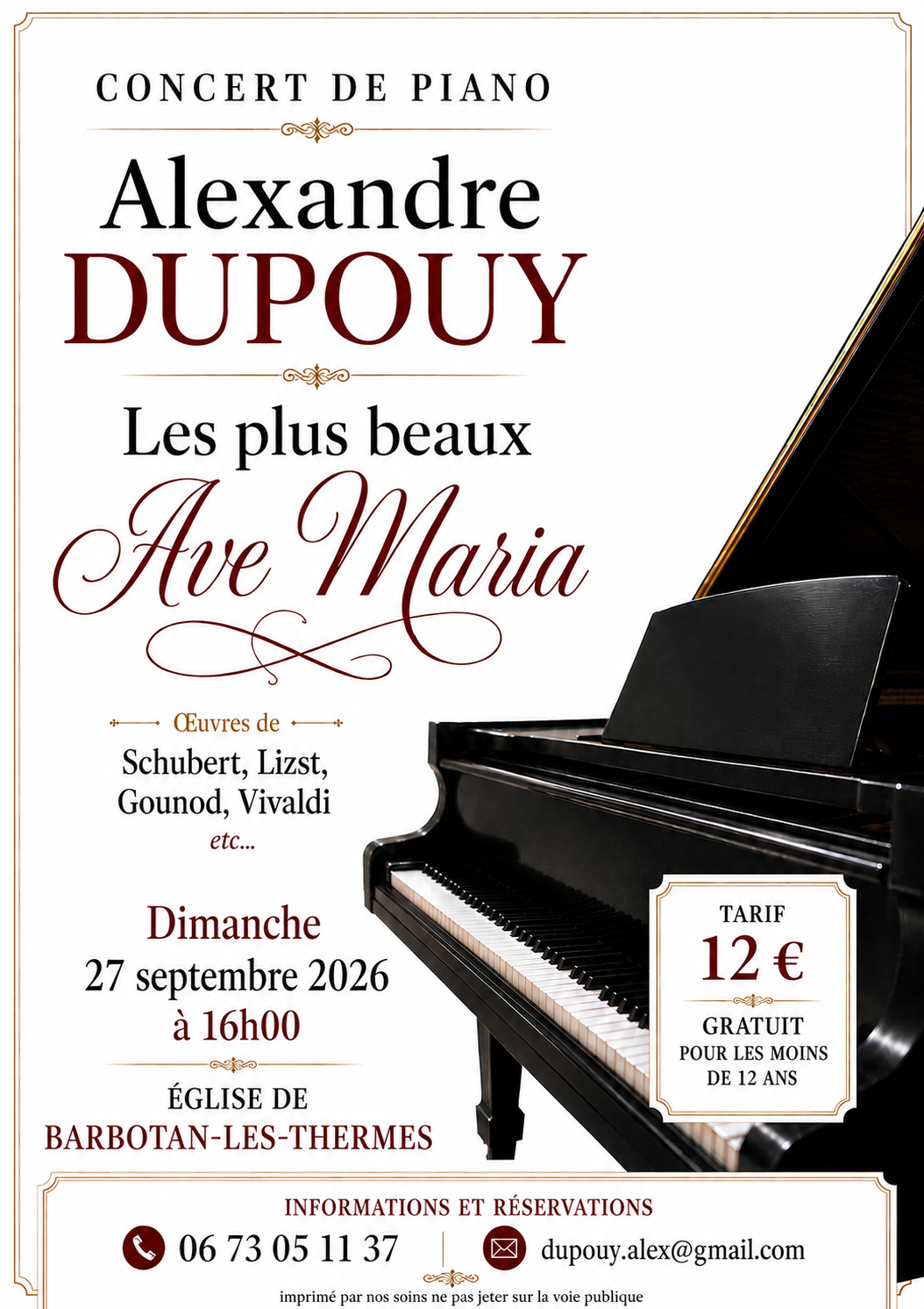 Alexandre Dupouy en concert