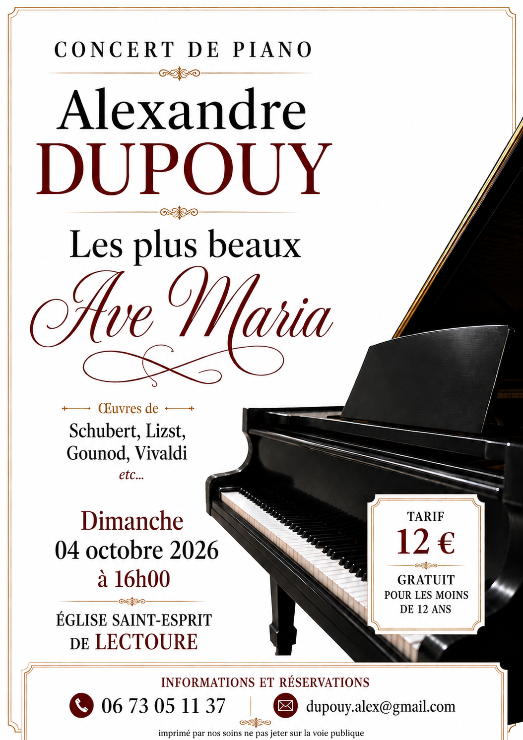 Alexandre Dupouy en concert
