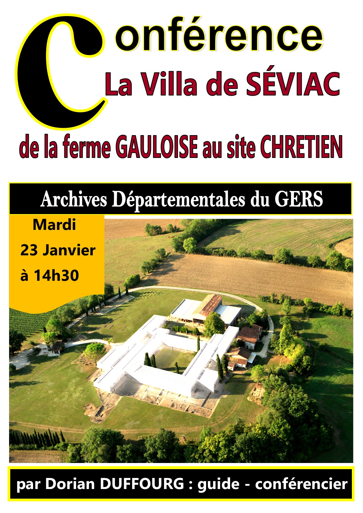 La villa de Séviac, de la ferme gauloise au site chrétien