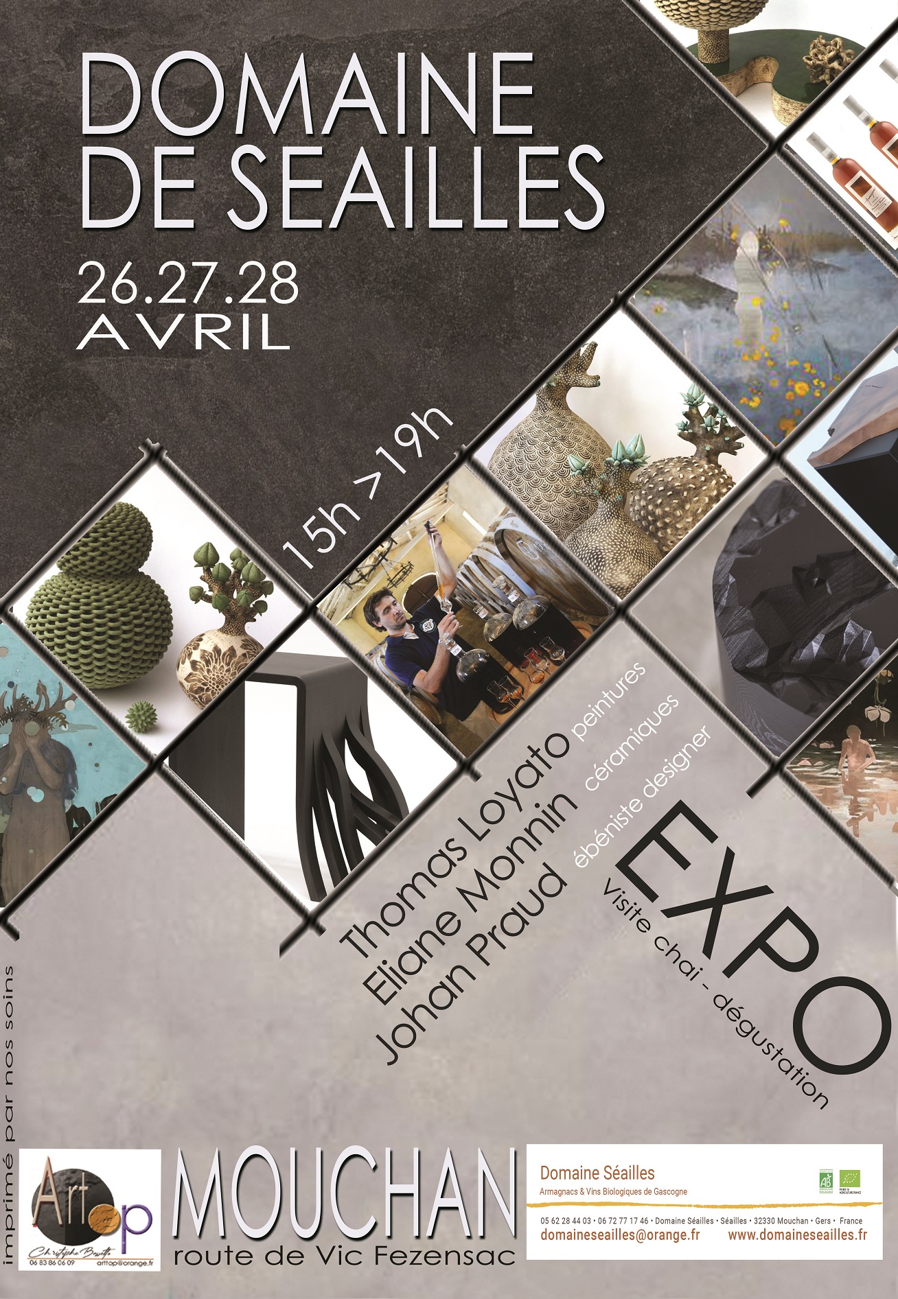 Exposition au domaine de Séailles