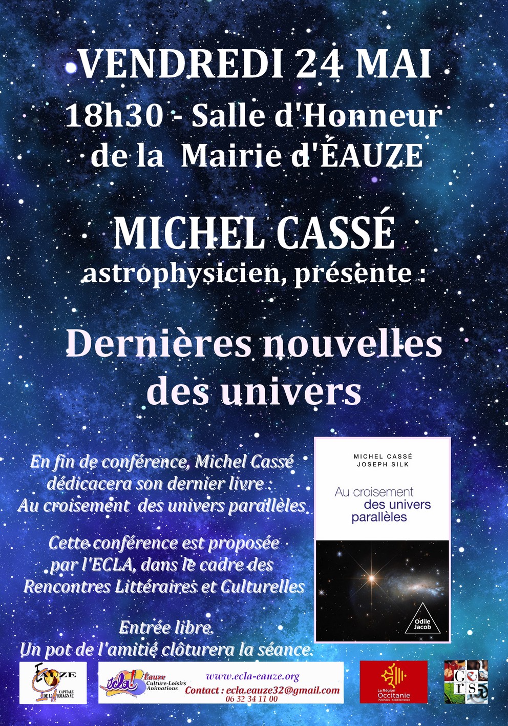 CONFERENCE DEDICACE MICHEL CASSE