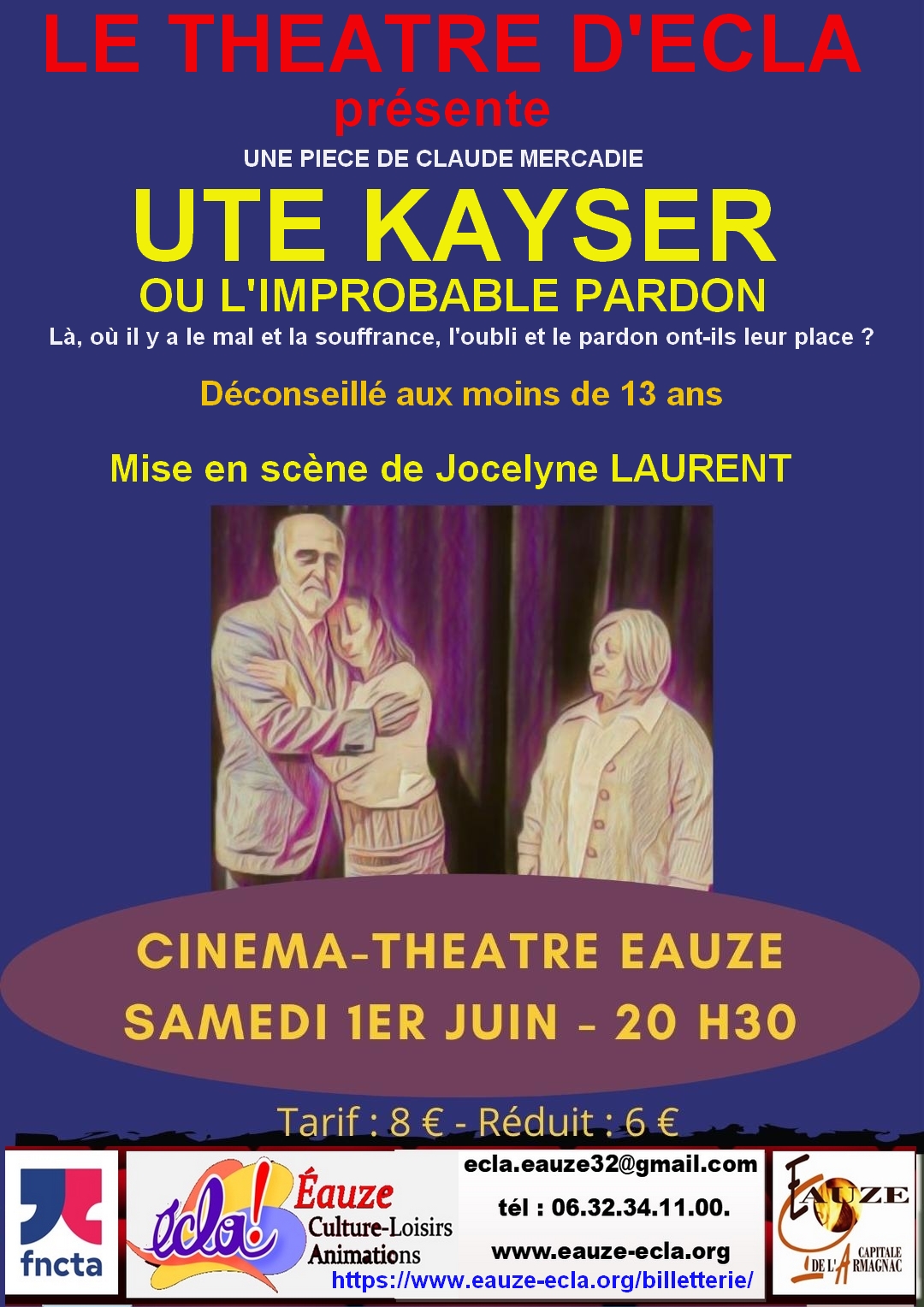 THEATRE : UTE KAYSER ou l’improbable pardon