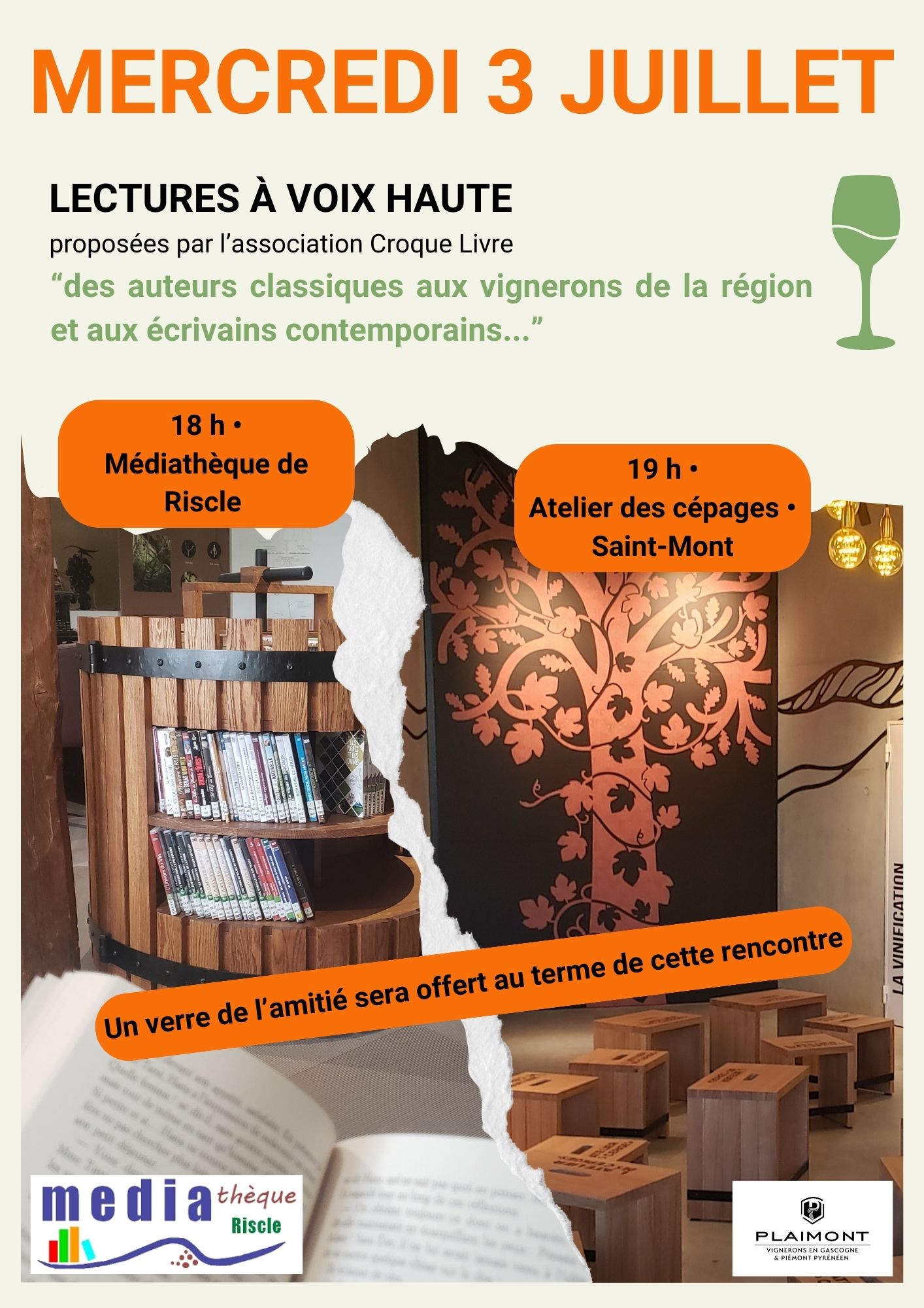 Lectures à Voix Haute “Bien manger, bien boire”