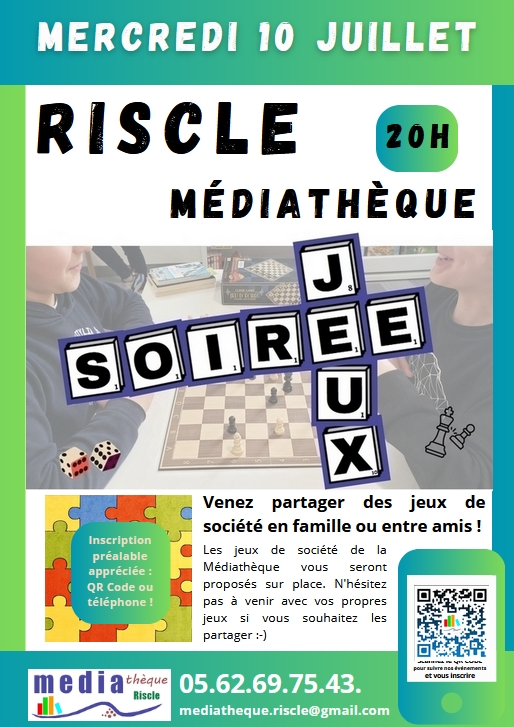 Soirée Jeux de société