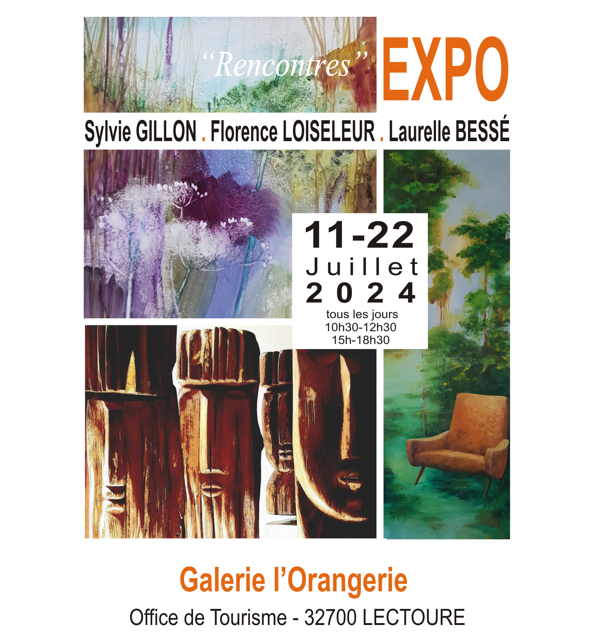 EXPOSITION peintures et sculptures