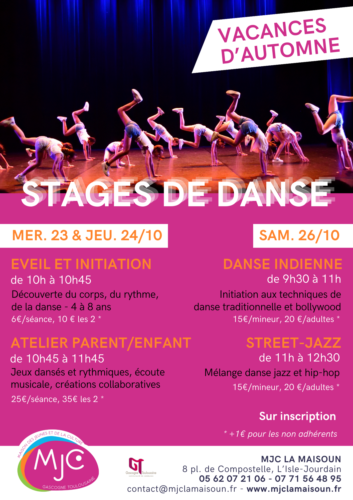 STAGE DE DANSE – enfant / ados / adultes