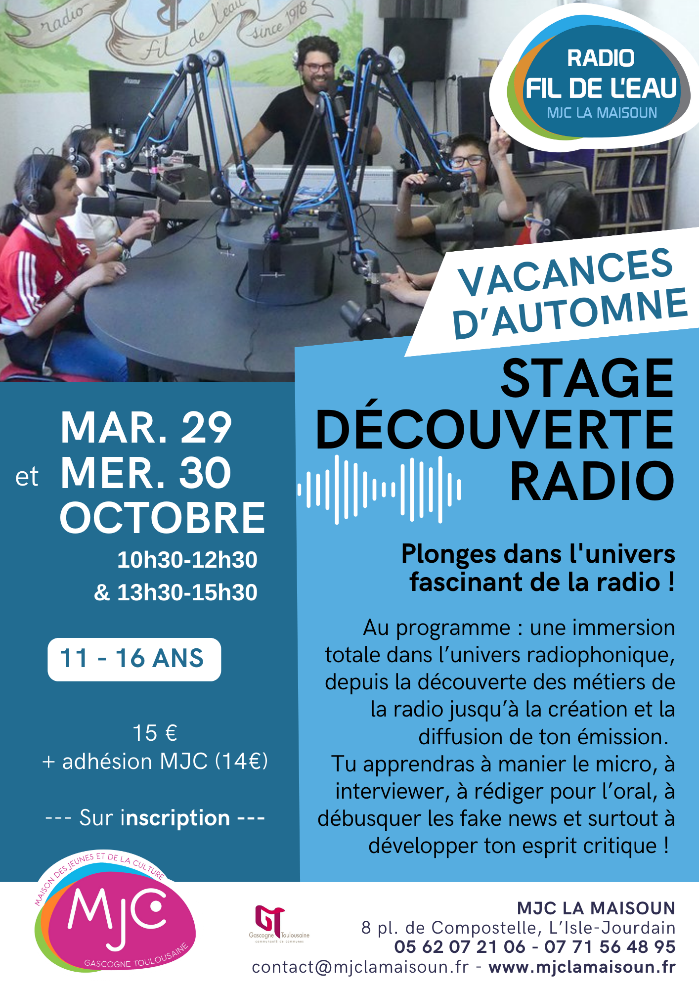 STAGE DÉCOUVERTE DE LA RADIO