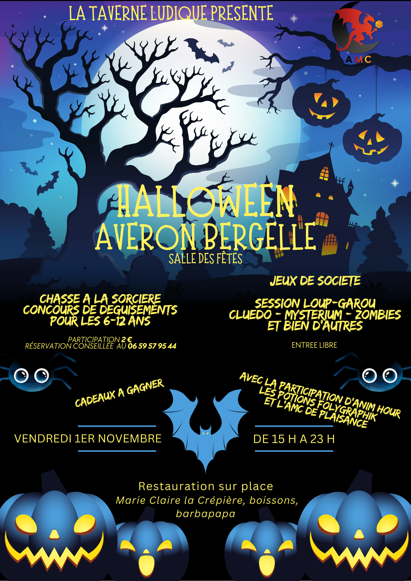 Halloween à Avéron-Bergelle