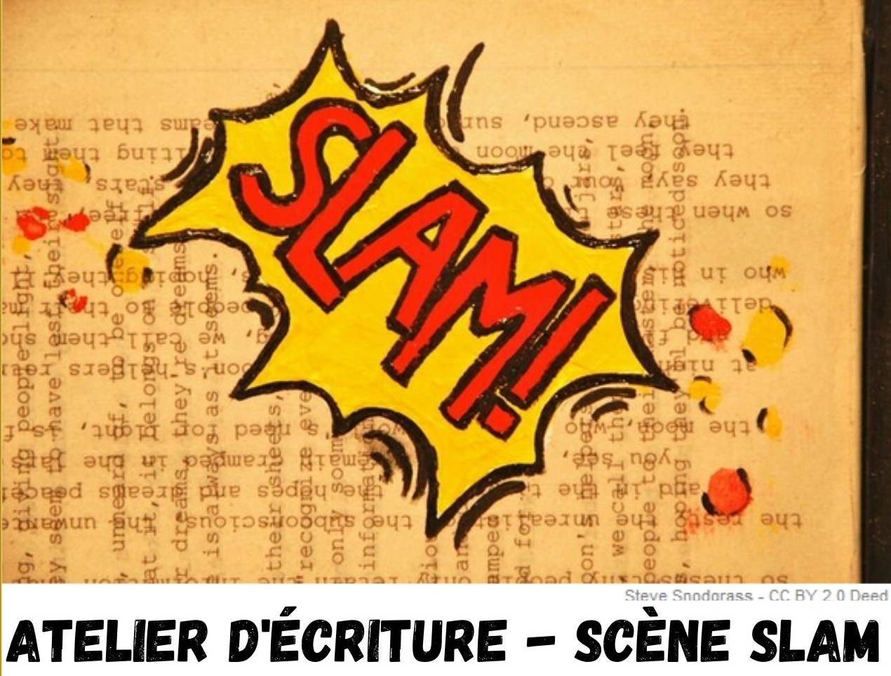 Atelier d’écriture • Scène SLAM