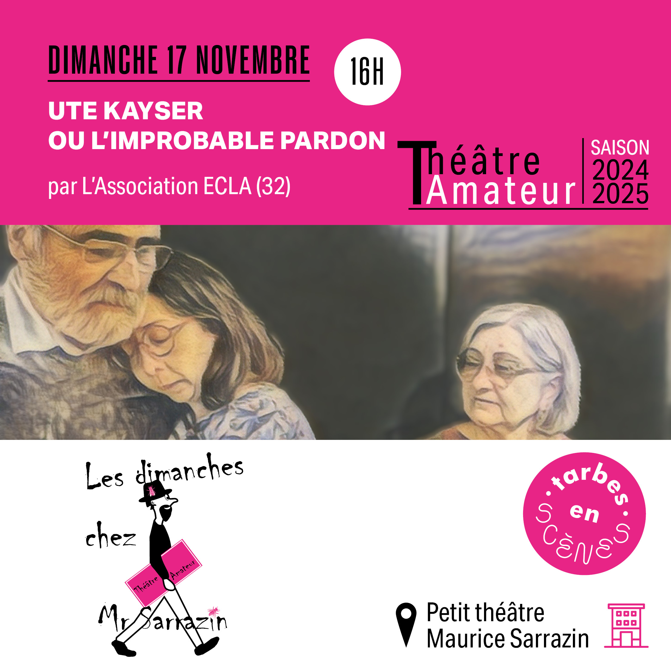 THEATRE : UTE KAYSER ou l’improbable pardon