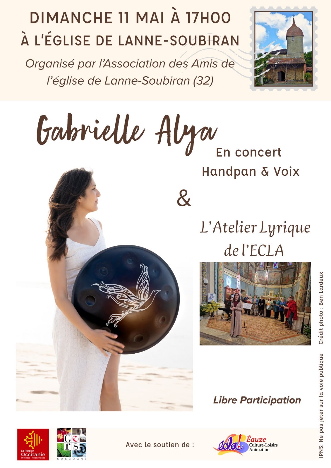 CONCERT LYRIQUE POUR LA RESTAURATION DE L’EGLISE DE LANNE-SOUBIRAN