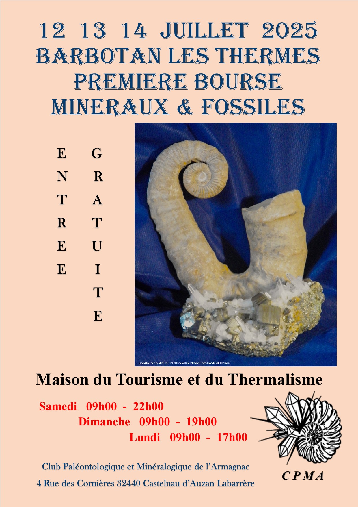 Premier Salon Minéraux et fossiles