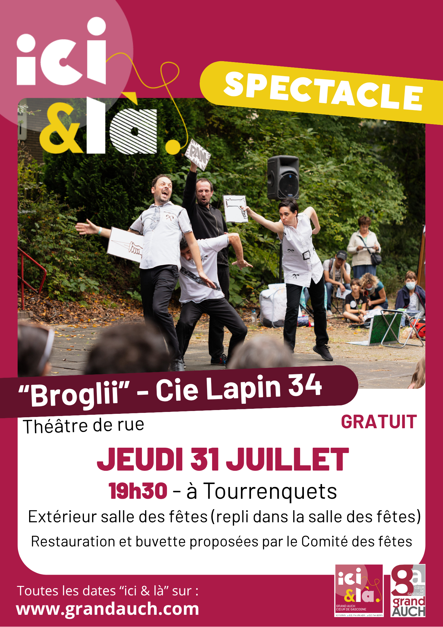 Ici & là : Spectacle théâtre de rue “Broglii”