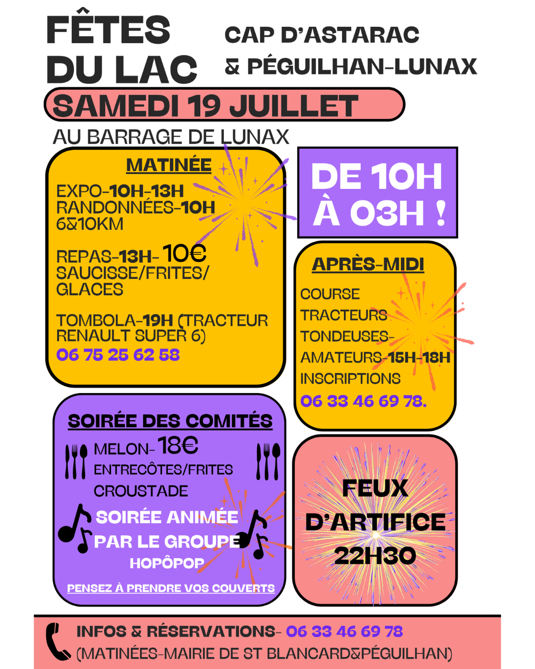 Fêtes du Lac à Péguilhan-Lunax-Cap d’Astarac