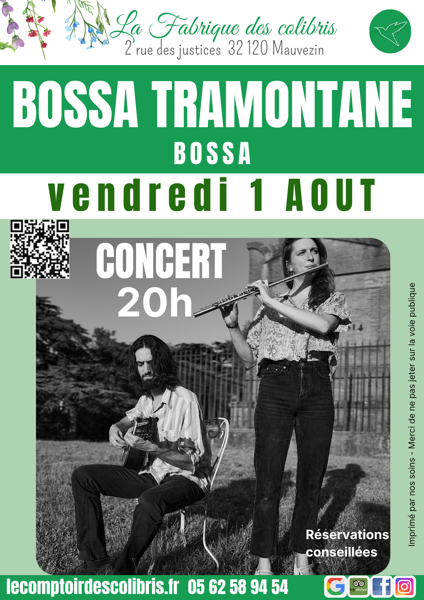 BOSSA TRAMONTANE CONCERT