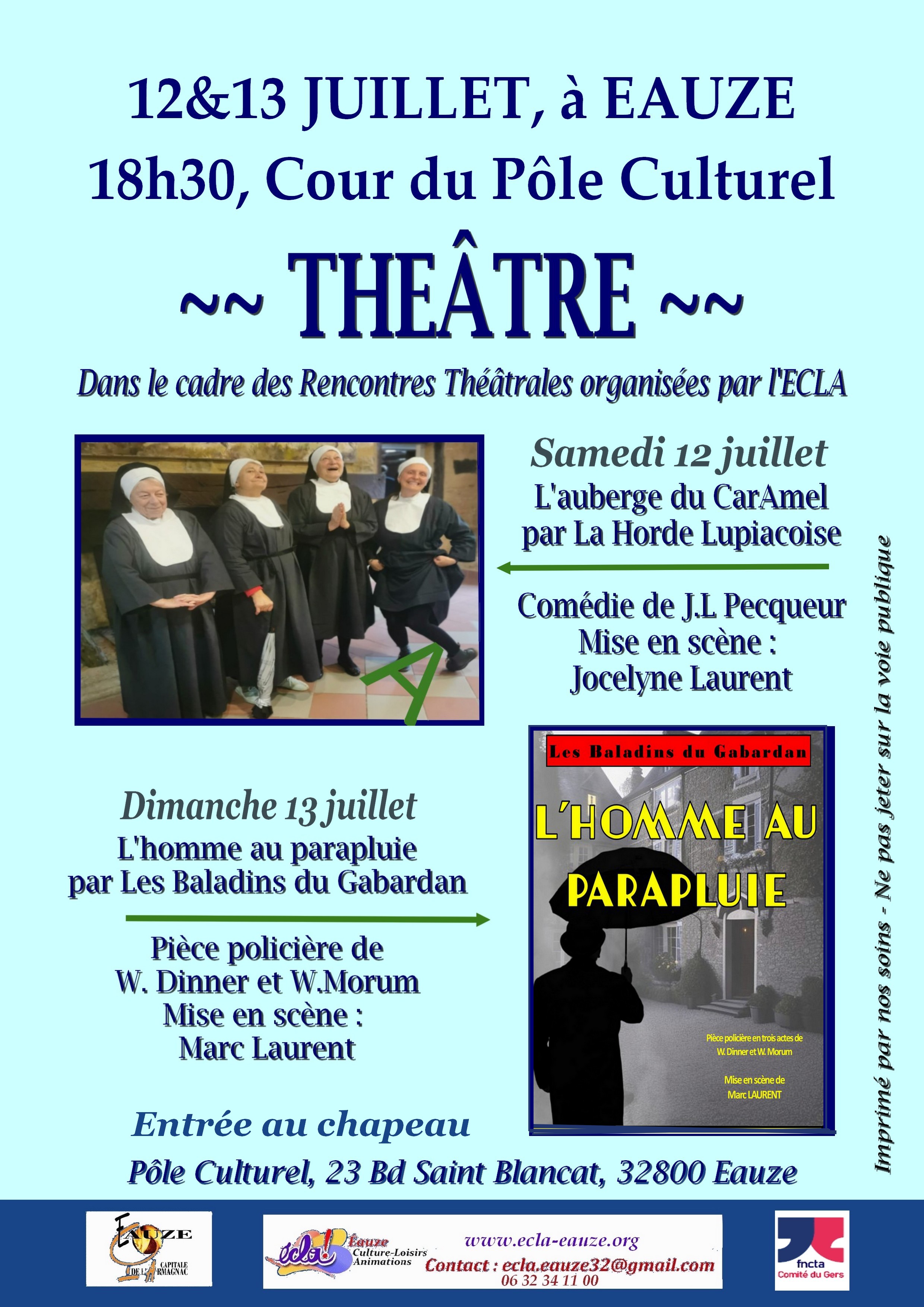 RENCONTRES THEATRALES DE L’ECLA