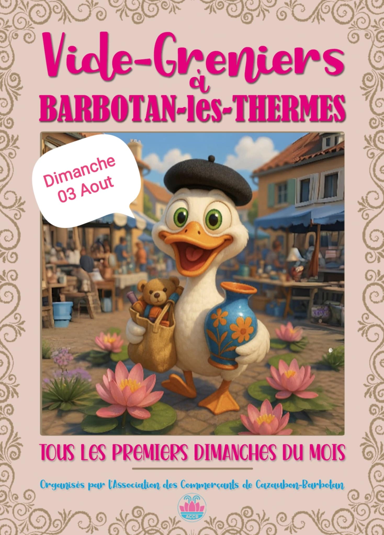 Vide-grenier à Barbotan le Dimanche 03 Aout