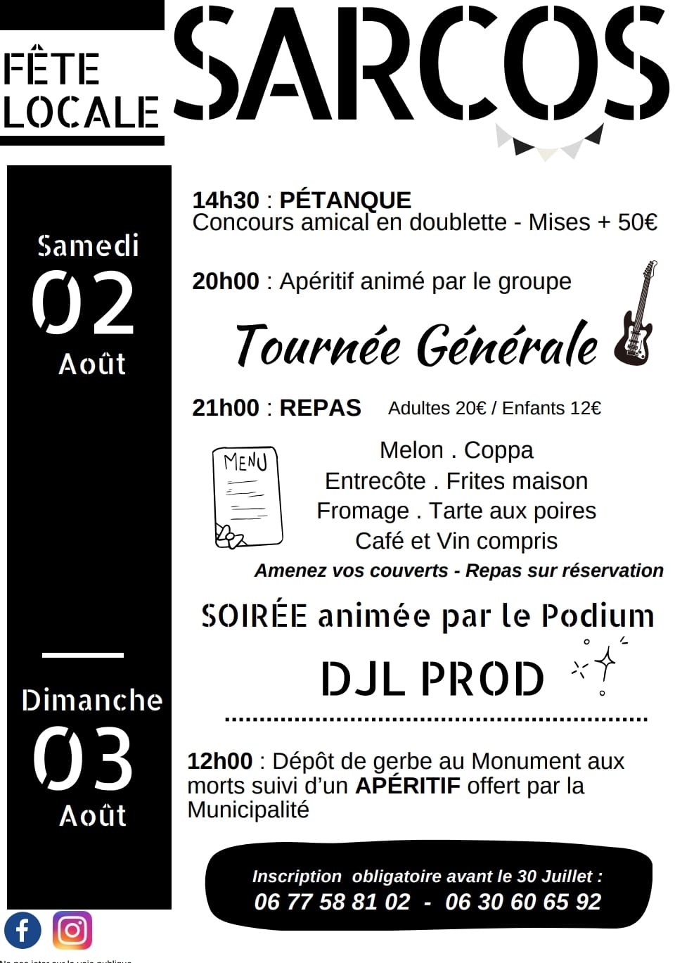 Fête locale de Sarcos