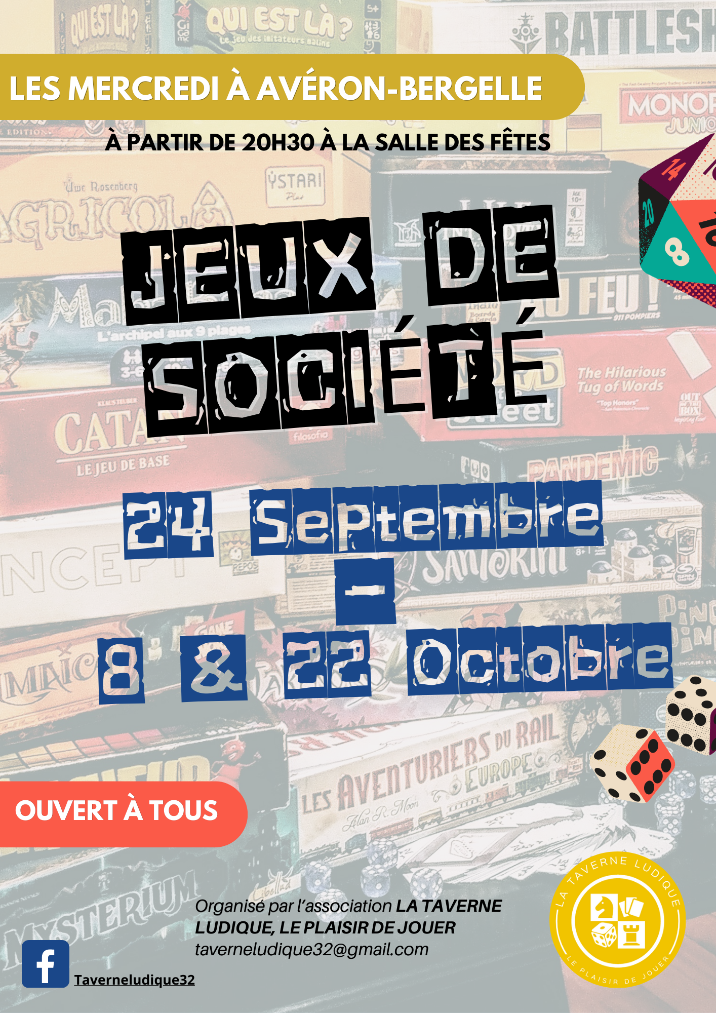 Soirée jeux de société
