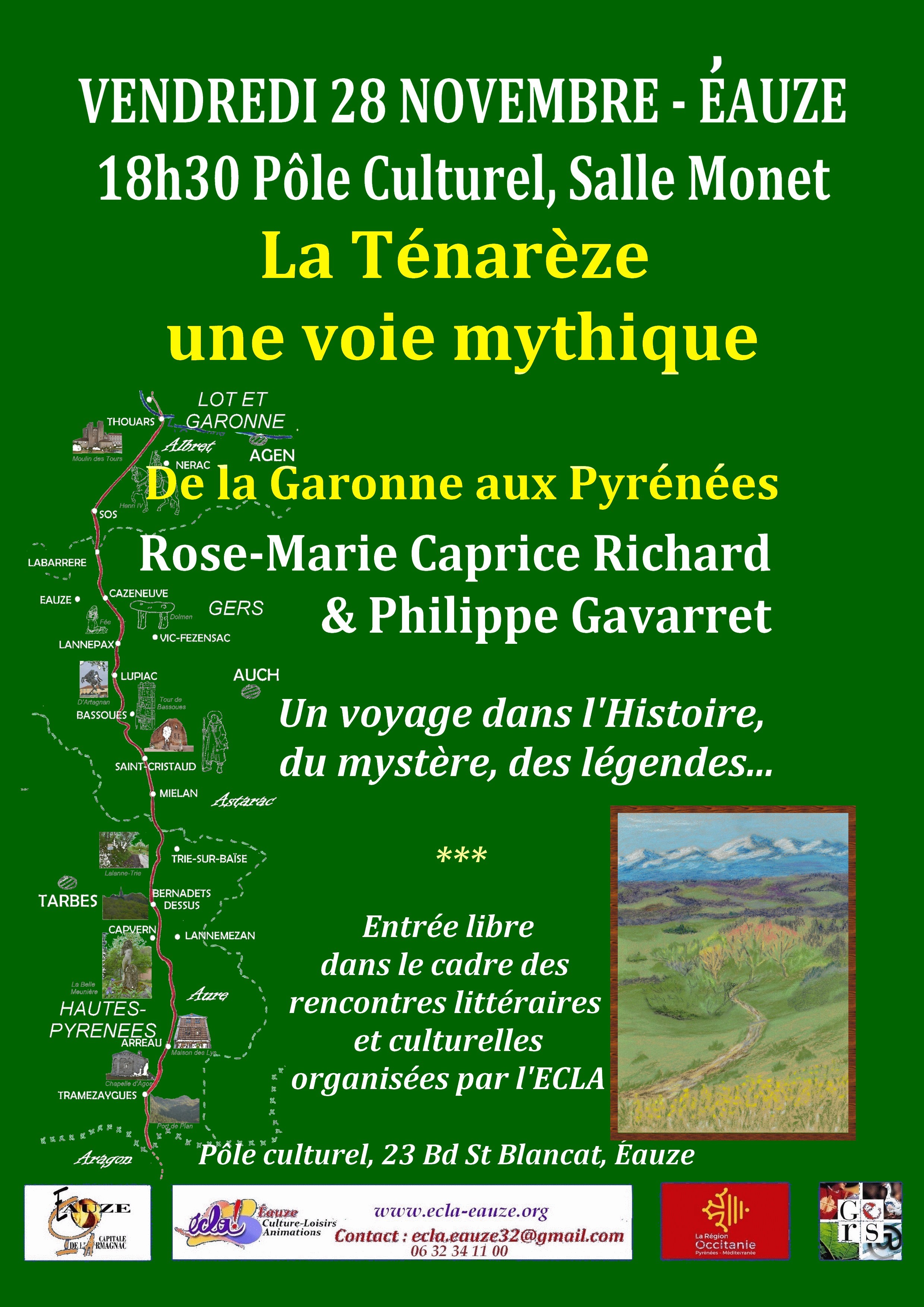 Conférence en image sur la Voie Mythique de la Ténarèze
