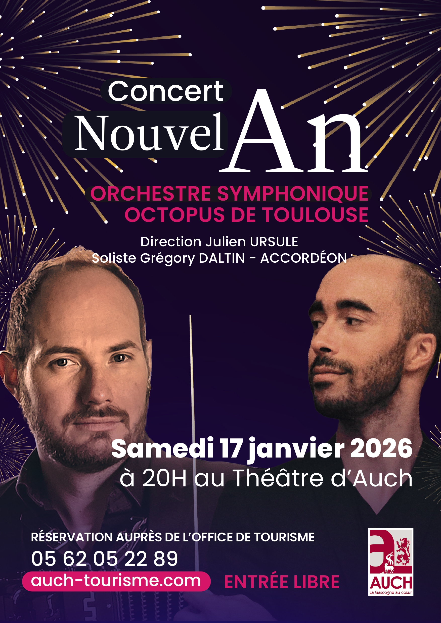 Concert du Nouvel an : Orchestre Symphonique Octopus Toulouse