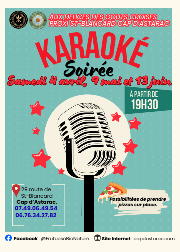 Proxi-St-Blancard-Soirées Karaoké