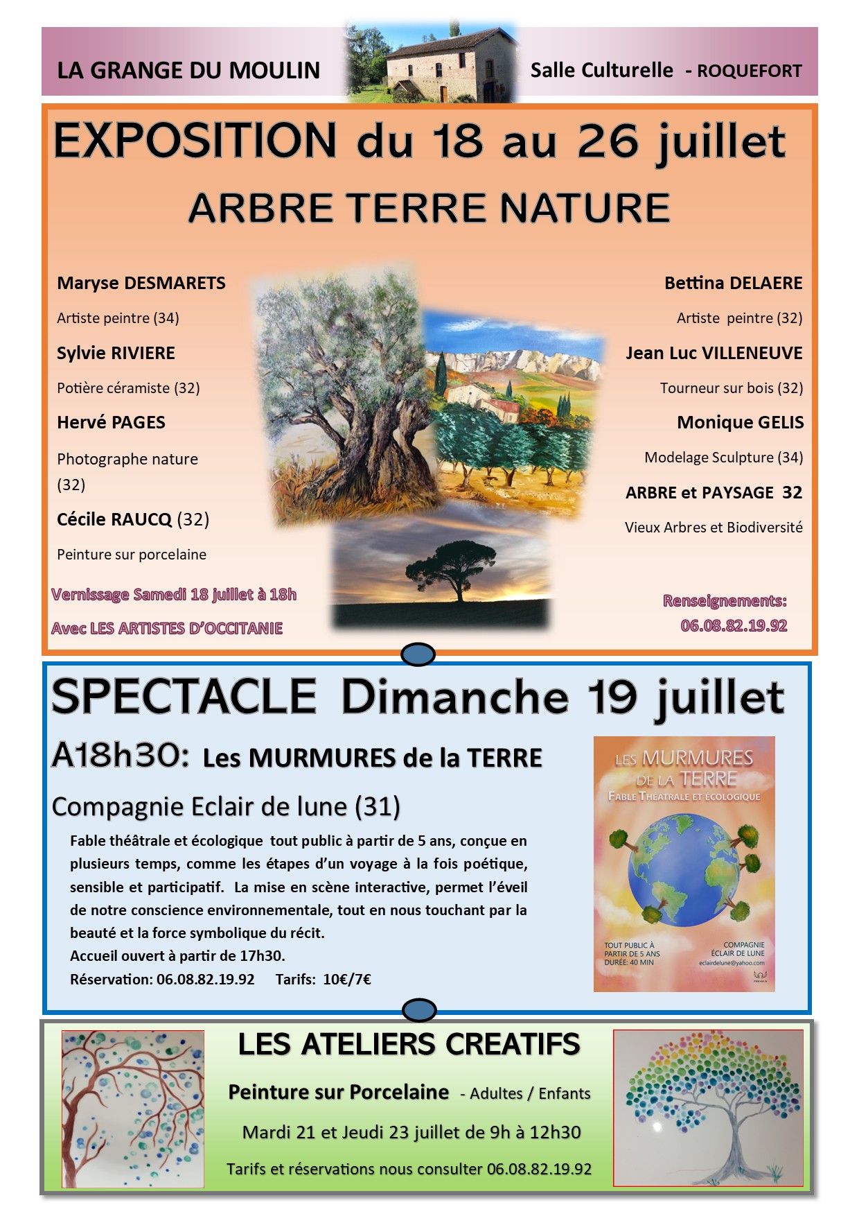 EXPOSITION ARBRE TERRE NATURE