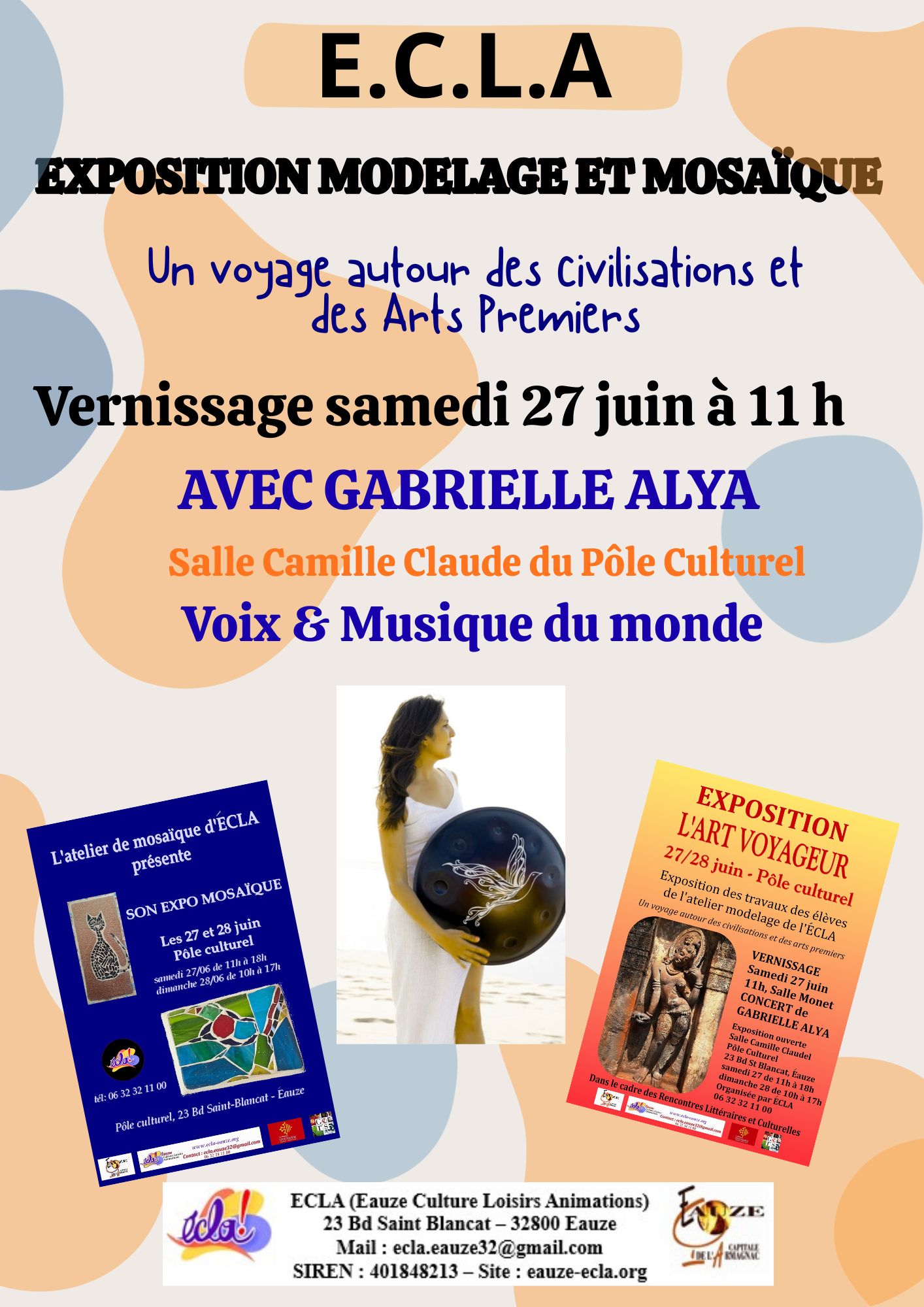 VERNISSAGE EXPOSITION MODELAGE & MOSAÏQUE
