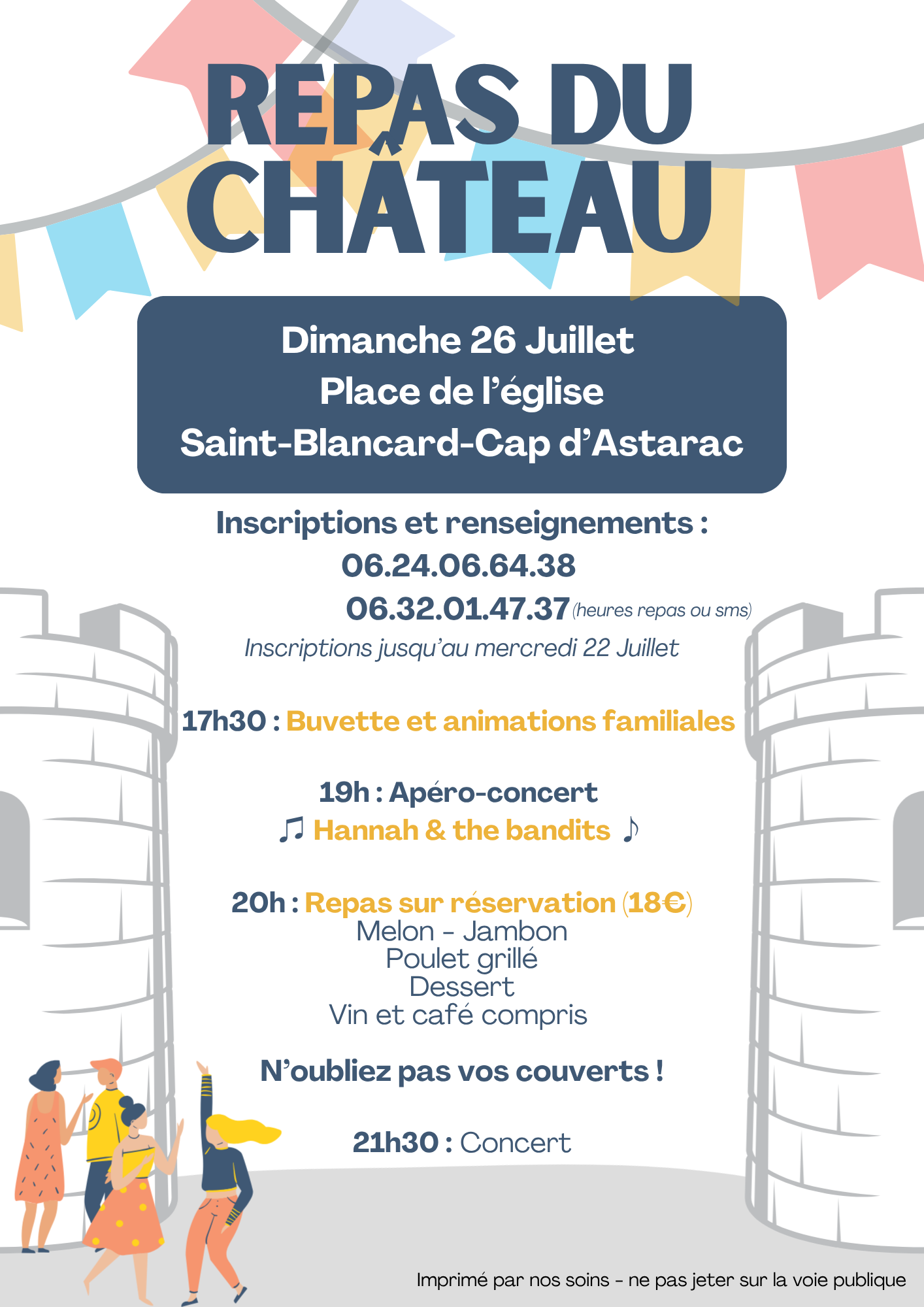 St-Blancard-Cap d&rsquo;Astarac-Repas du château